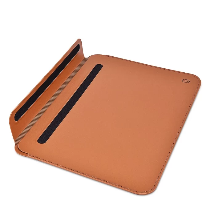 Чехол Wiwu Skin New Pro 2 Leather Sleeve Velcro для MacBook Pro 13/Air 13, Коричневый