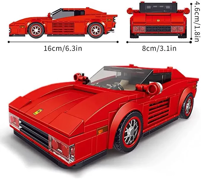 Конструктор Mould King Models 27012. Ferrari Testarossa, 316 деталей