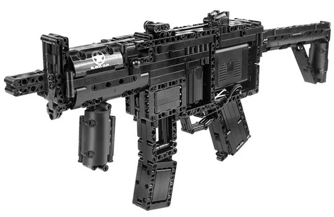Конструктор Mould King Weapon (14001) Пистолет-пулемёт HK MP5, 783 детали