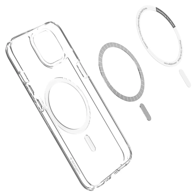 Накладка Spigen Ultra Hybrid Mag Magsafe для iPhone 13, Белая (ACS03528)