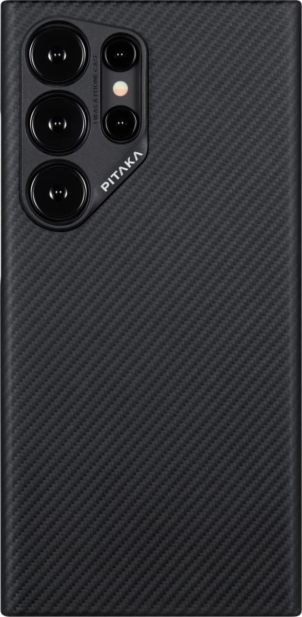 Накладка Pitaka MagEZ Case 4 для Samsung Galaxy S24 Ultra, Black/Grey (KS2401U)