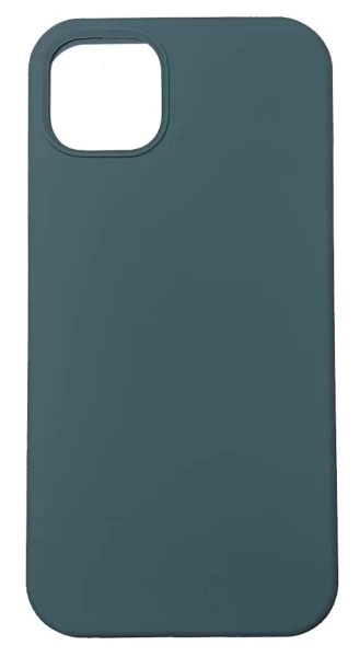 Накладка Silicone Case для iPhone 14 Plus, Оливковая
