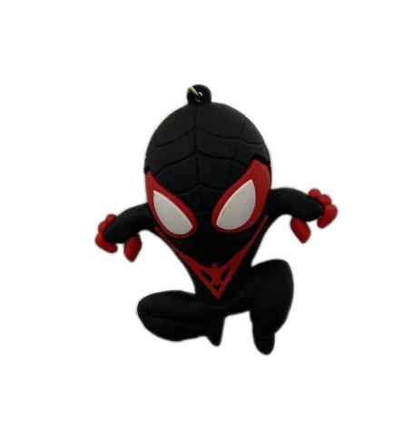 Брелок OStock Design Hero Silicone (Spiderman), Чёрный