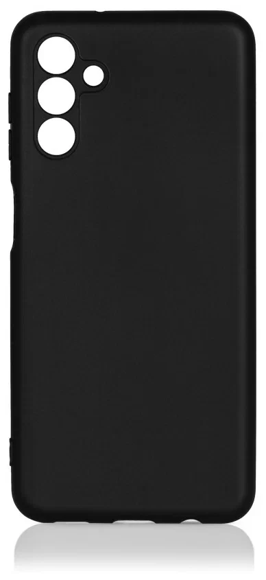 Накладка Silicone Case Logo для Samsung Galaxy A04S/A13 5G, Чёрная