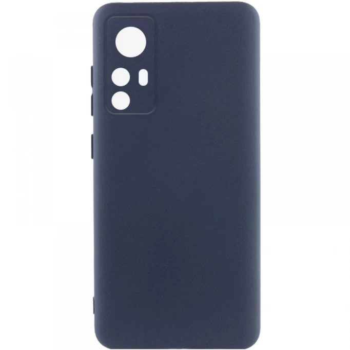 Накладка Silicone Case Logo для Redmi Note 12S 4G, Тёмно-синяя