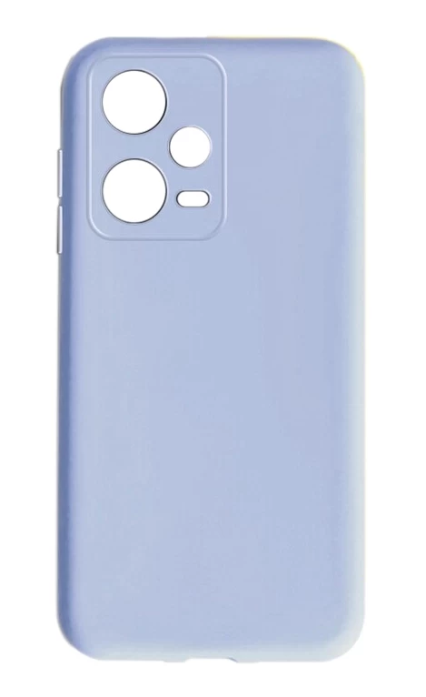Накладка Silicone Case Logo для Redmi Note 12 Pro, Лиловая