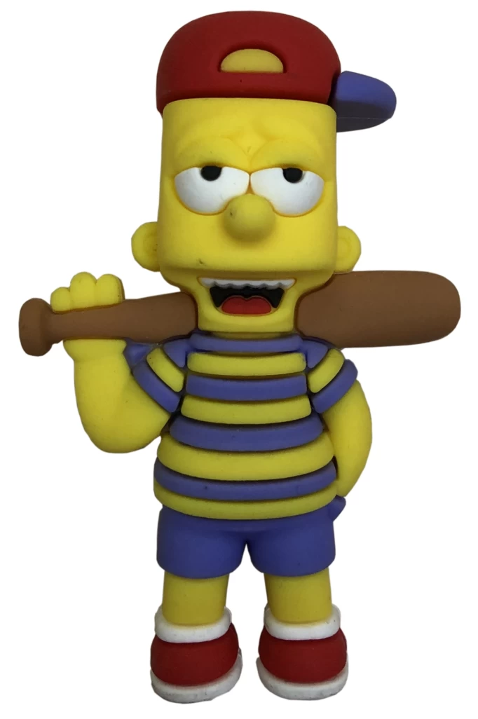 Брелок OStock Design Hero Silicone (Bart Simpson Baseball)