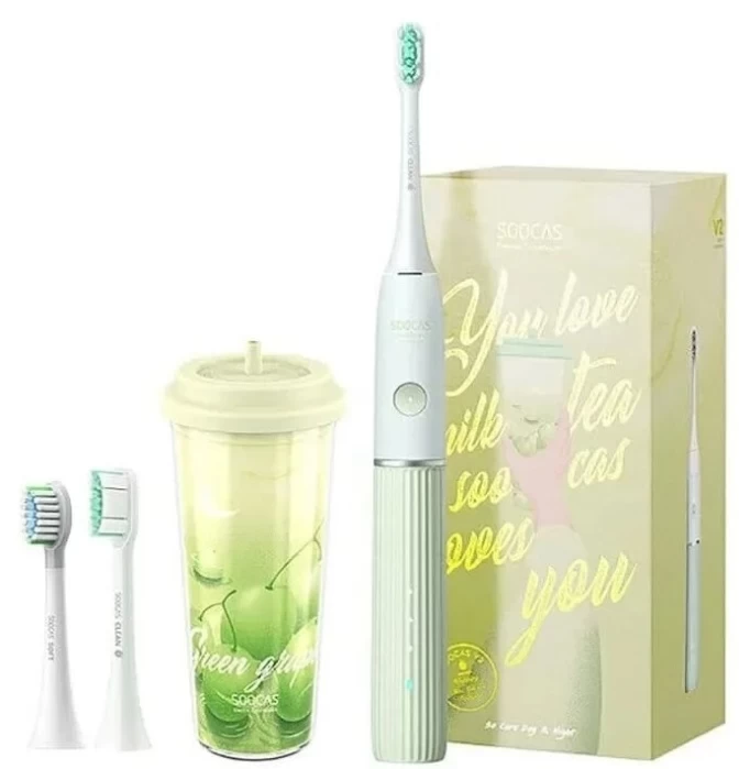 Электрическая зубная щетка XiaoMi Soocas Sonic Electric Toothbrush V2, Зелёная