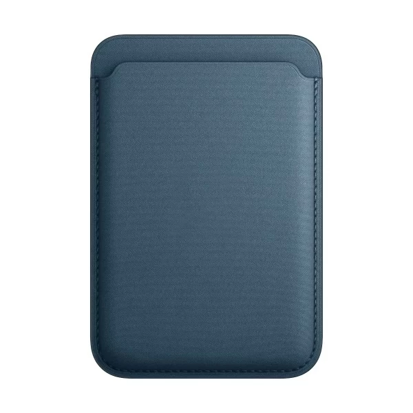 Чехол-бумажник Fine Woven Wallet MagSafe для iPhone, Pacific Blue