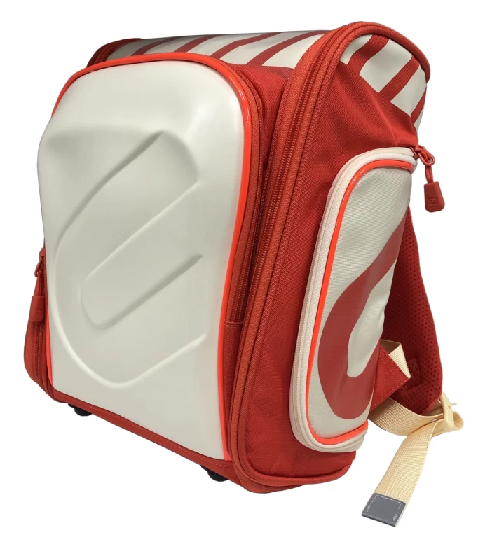 Рюкзак школьный UBOT Full-open Suspension Spine Protection Schoolbag 18L (268x215x330), Бежевый/оранжевый (UBO21)