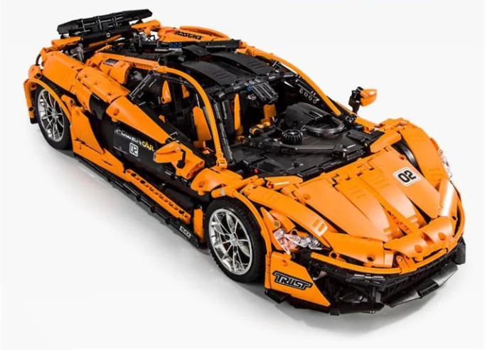 Конструктор Mould King Models 13090S. McLaren P1 hypercar 1:8, 3268 деталей
