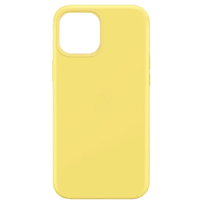 Накладка Silicone Case для iPhone 15 Pro Max, Жёлтая
