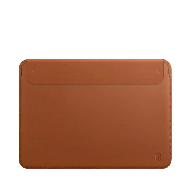 Чехол Wiwu Skin New Pro 2 Leather Sleeve Velcro для MacBook Pro 13/Air 13, Коричневый
