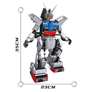 Конструктор Mould King Robot (15024). RX78 Gundam, 986 деталей, пульт ДУ