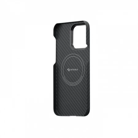 Накладка Pitaka MagEZ Case 3 для iPhone 14 Pro, Чёрно-серая (KI1401P)