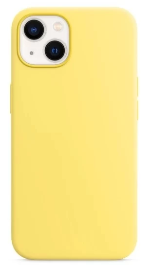 Чехол Silicone Case With MagSafe для iPhone 13, Lemon Zest