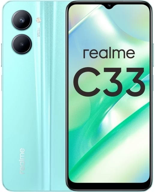 Смартфон Realme C33 4/128Gb Aqua Blue