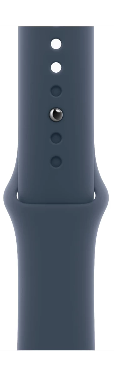 Apple Watch SE 2023, 40 мм, алюминий цвета "серебро", Storm Blue Sport Band, размер M/L (MRE23)