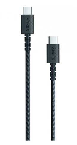 Кабель Anker PowerLine Select+ USB C to USB C 1.8m (A8033H11), Чёрный