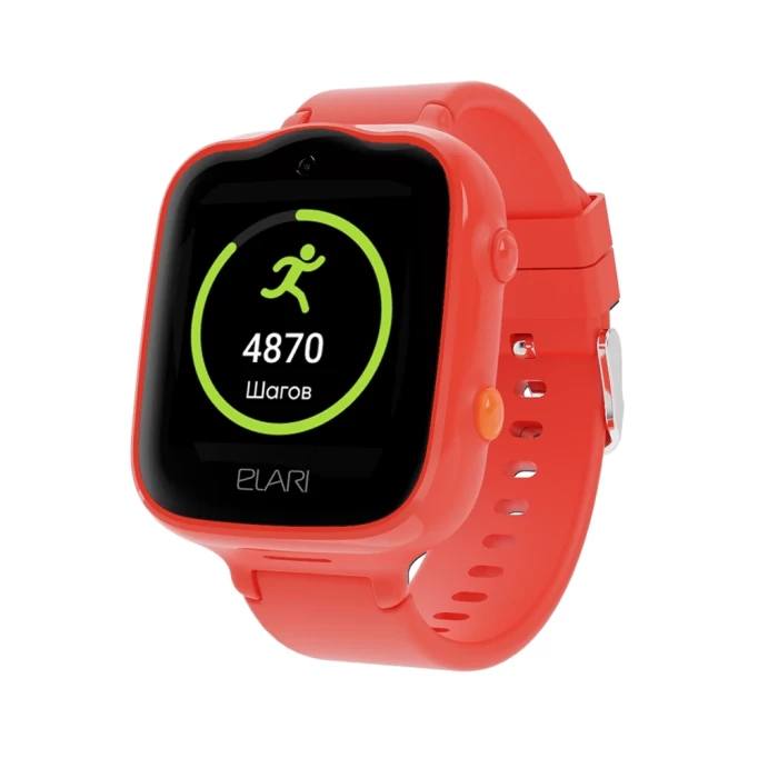 Умные часы Elari KidPhone Bubble (KP-4G B), Красные (Уценённый товар)