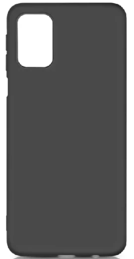Накладка Silicone case для Samsung Galaxy M31s, Чёрная