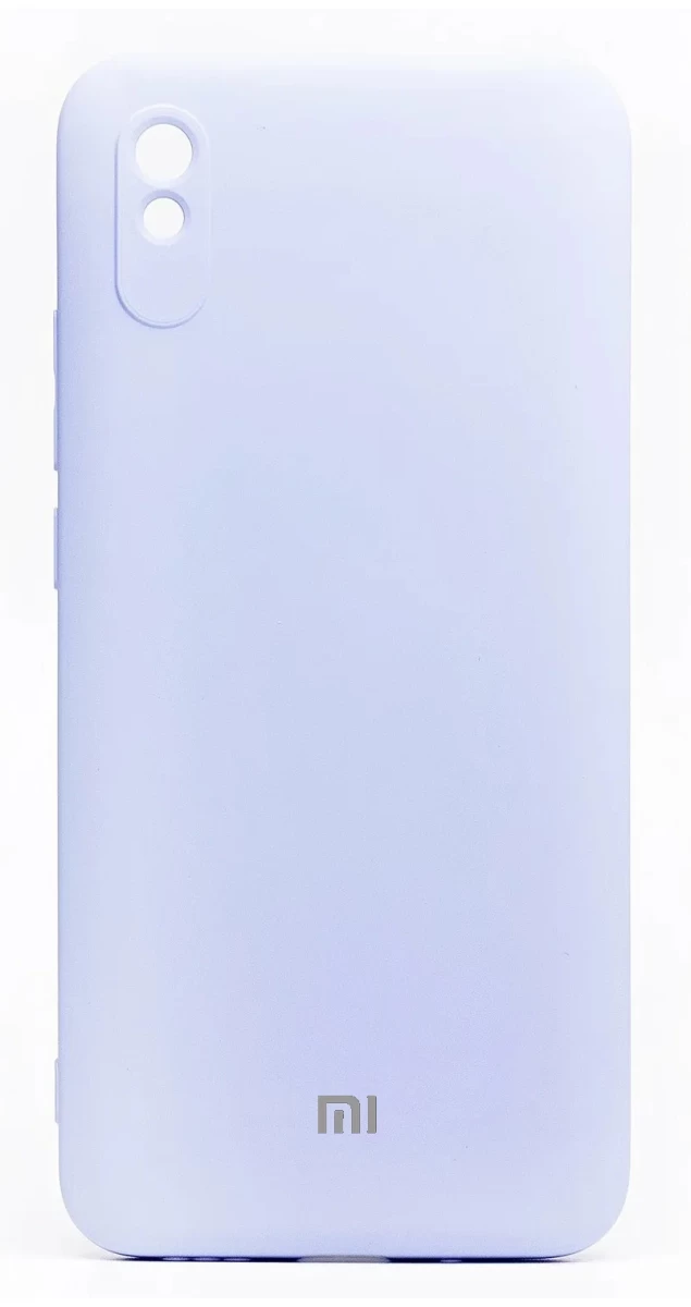 Накладка Silicone Case Logo для XiaoMi Redmi 9A, Лиловый