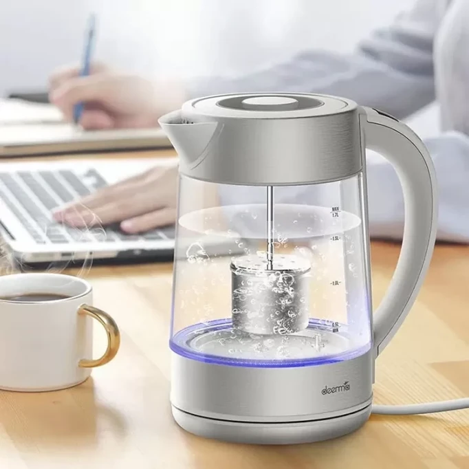 Электрический чайник Deerma DEM-SH50W, Silver