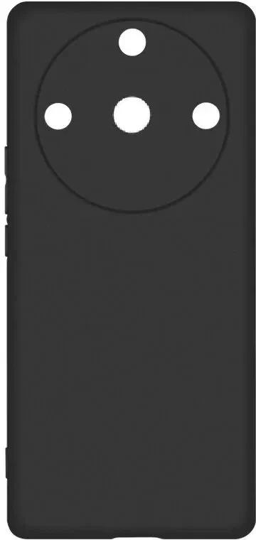 Накладка Silicone Case для Realme 11 Pro 5G/11 Pro Plus 5G, Чёрная
