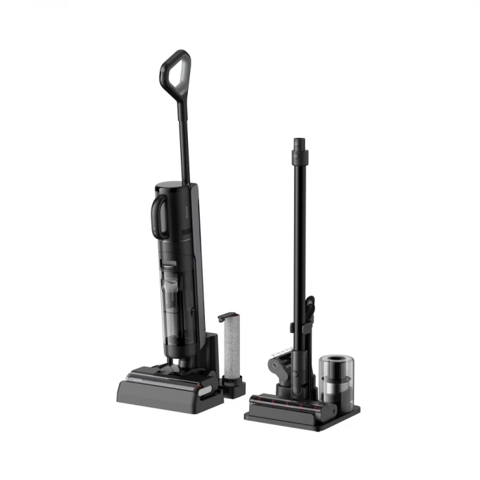Вертикальный моющий пылесос Dreame H12 Dual Wet and Dry, Чёрный (HHV4)