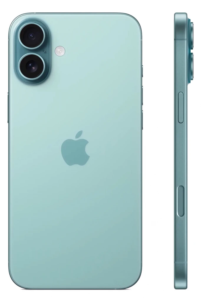 Смартфон Apple iPhone 16 256Gb Teal (eSIM+SIM)