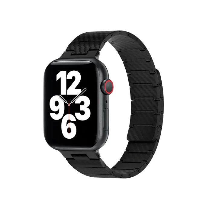 Ремешок Wiwu Kevlar Carbon Fiber для Apple Watch 42/44/45/49мм, Чёрный (Wi-WB009)