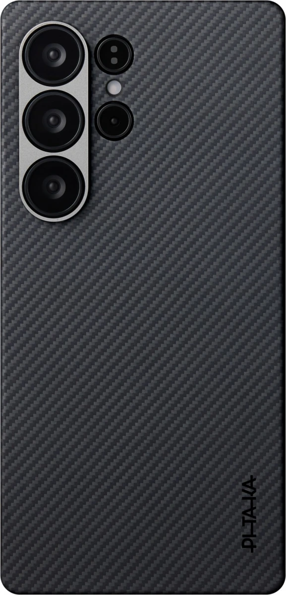 Накладка Pitaka Ultra-Slim для Samsung Galaxy S25 Ultra, Black/Gray (KS2501U)