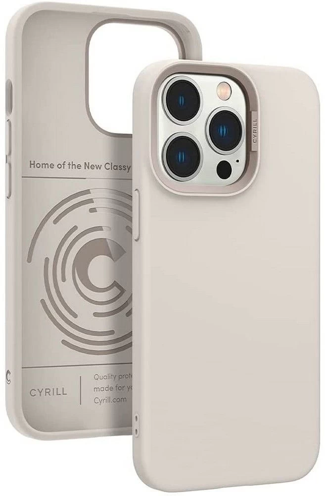 Накладка Spigen Cyrill Color Brick для iPhone 13 Pro, "Cream" (ACS03579)