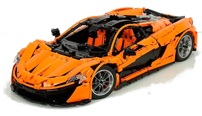 Конструктор Mould King Models 13090S. McLaren P1 hypercar 1:8, 3268 деталей