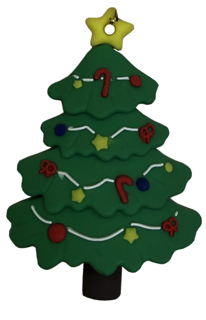 Брелок OStock Design Silicone Christmas Tree