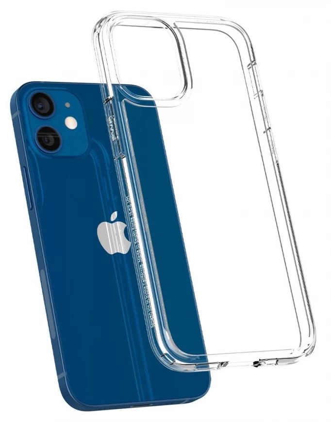 Накладка Spigen Ultra Hybrid для iPhone 12 mini, Кристально-прозрачная (ACS01745)