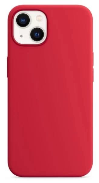 Накладка Silicone Case для iPhone 13, Красная