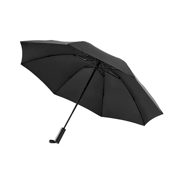 Зонт со светодиодным фонариком 90 Points Automatic Reverse Folding Umbrella, Чёрный (90CONTNT2008U-BK00-OS)