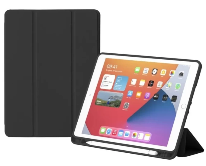 Чехол Smart Case With pencil holder для iPad 10.9" (2022), Чёрный