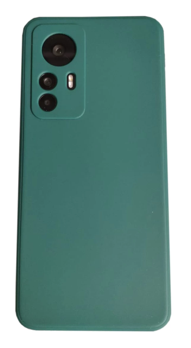 Чехол Silicone Case Logo для Xiaomi 12 Lite, Тёмно-зелёный