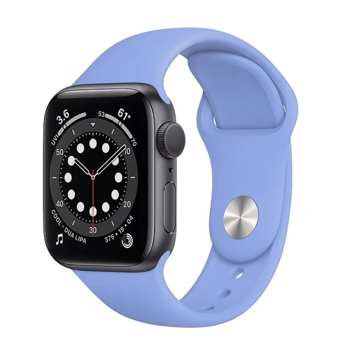 Ремешок силиконовый для Apple Watch 38мм, Сиреневый