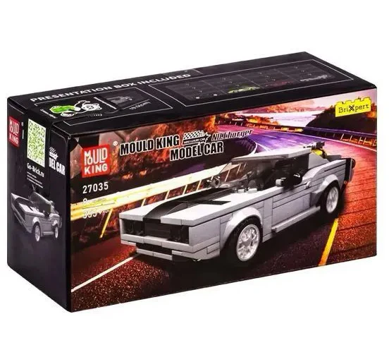 Конструктор Mould King Models 27035. Dodge Charger Muscle Car, 355 деталей
