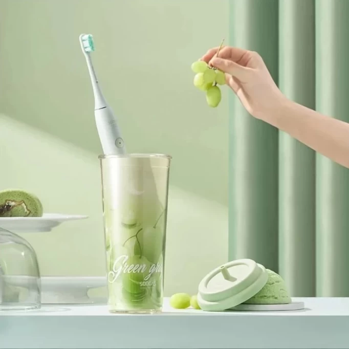 Электрическая зубная щетка XiaoMi Soocas Sonic Electric Toothbrush V2, Зелёная