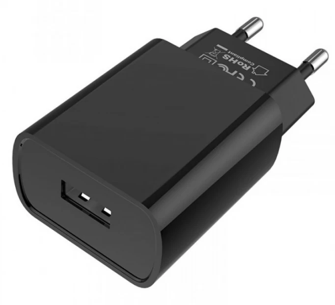 Сетевое зарядное устройство Borofone USB Travel Charger BA20A Lightning, чёрное