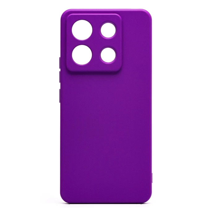 Накладка Silicone Case для Redmi Note 13 Pro, Фиолетовая
