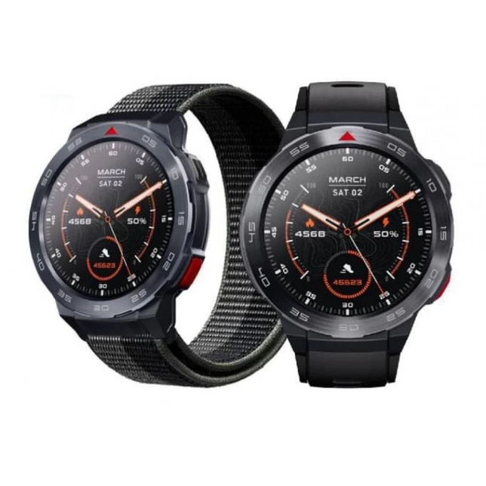 Умные часы Mibro Watch GS Pro (XPAW013), Black (silicon strap + woven strap)