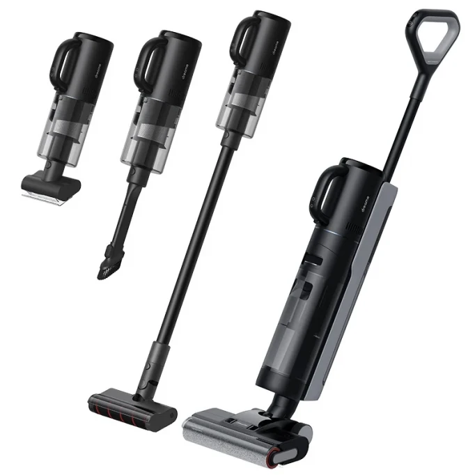 Вертикальный моющий пылесос Dreame H12 Dual Wet and Dry, Чёрный (HHV4)