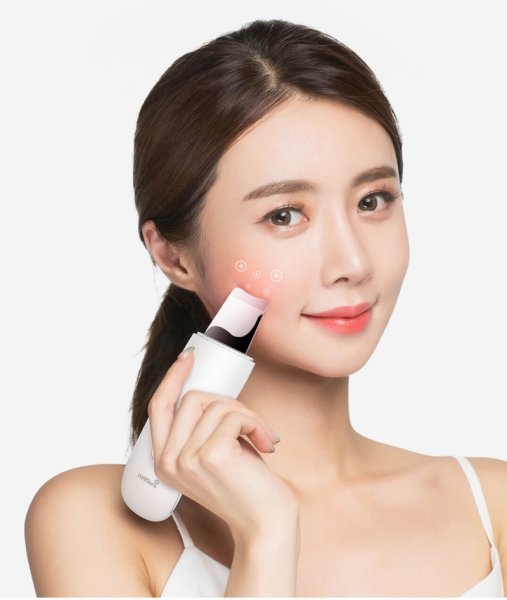 Аппарат для ультразвуковой чистки лица XiaoMi WellSkins Ultrasonic Skin Scrubber (WX-CJ101), белый