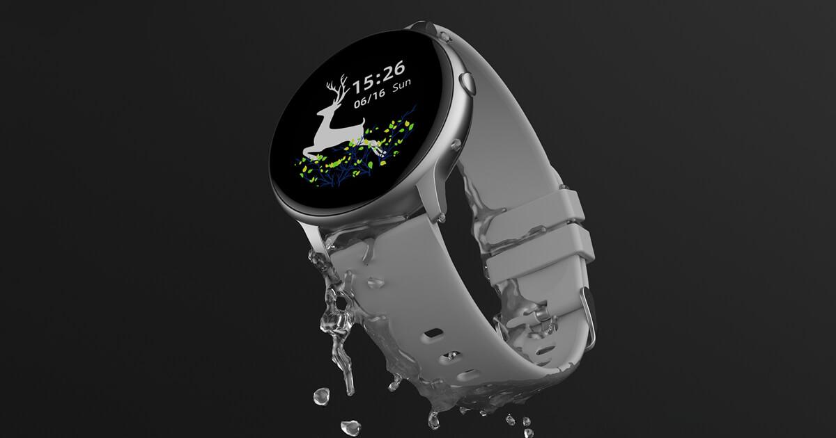 Умные часы XiaoMi Imilab KW66, Зелёный/Серебристый