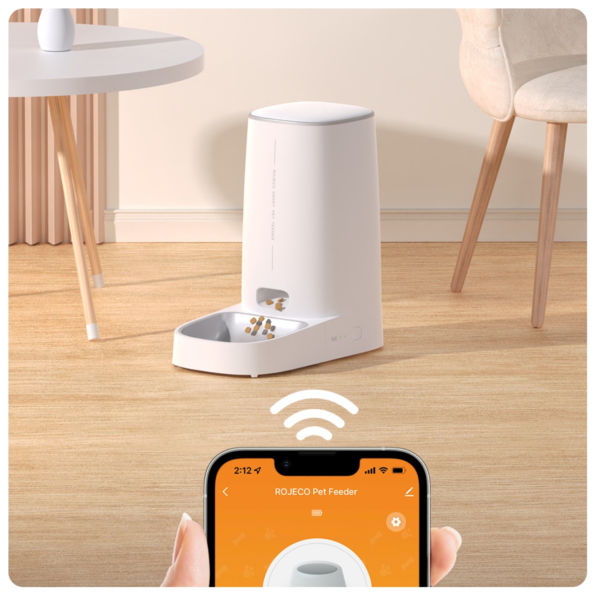 XiaoMi-Rojeco-4L-Automatic-Pet-Feeder-WIFI-Version-Single-Bowl-02